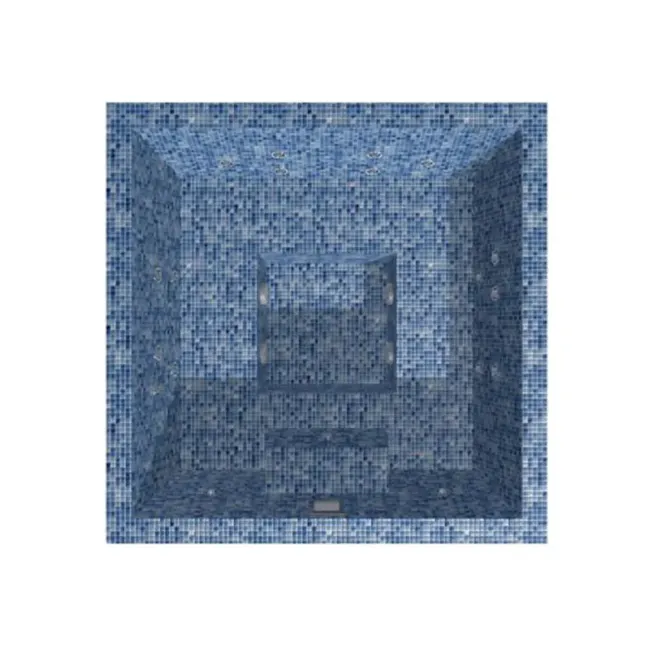 Spa a mosaico da incasso Tiled 220 per 5 persone – Aquavia Spa 2