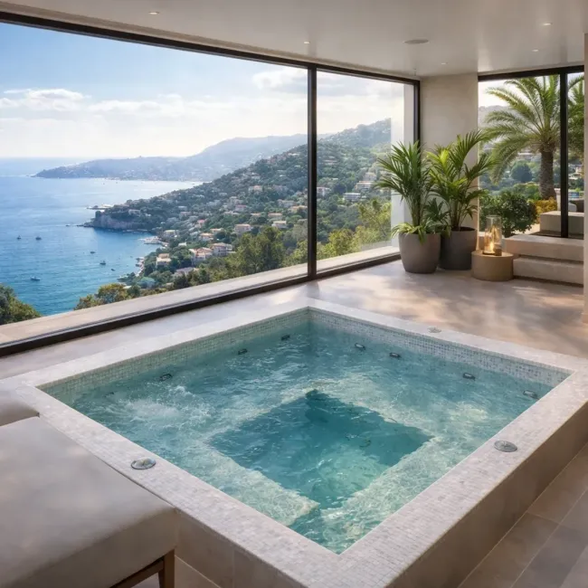 Spa a mosaico da incasso Tiled 220 per 5 persone – Aquavia Spa