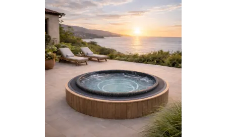 Spa mosaico embutido Tiled 280 para 7 pessoas | Relax premium