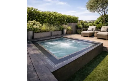 Spa mosaico embutido Tiled 300 para 8 pessoas | Relax e bem-estar