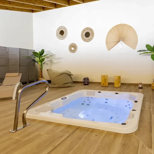 Accesorio para los SPAS de Aquavia | Barra de acceso al Spa Empotrado