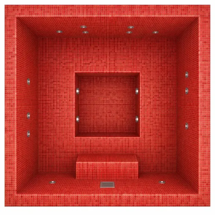 Wbudowane spa mozaikowe Tiled 220 dla 5 osób – Aquavia Spa