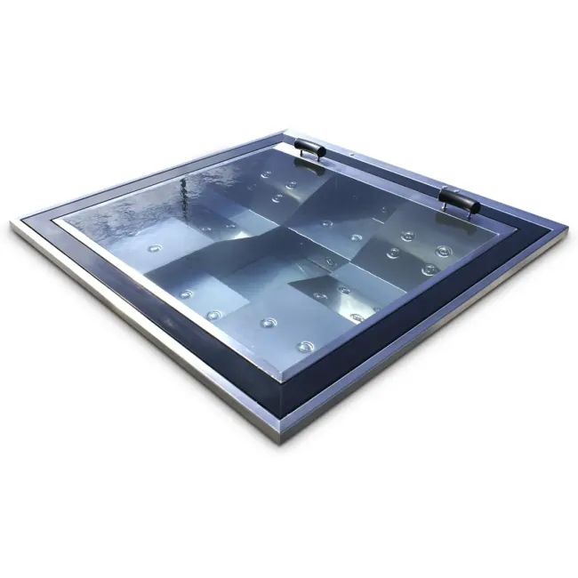 Elegant jacuzzi od nehrđajućeg čelika za 4 osobe - Aquavia Spa 2