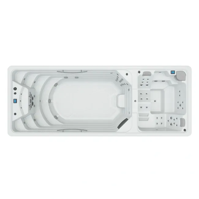 Swimspa Duo , spabad og svømmeområde - Aquavia Spa 2