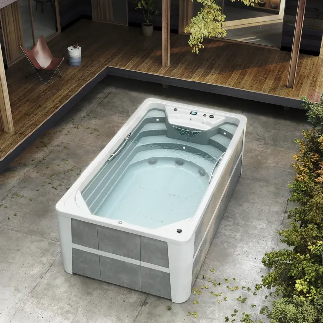 Piscine Compact Swimspa idéale pour la maison - Aquavia Spa