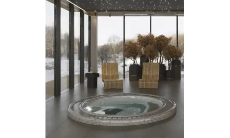 Kruhová vířivka Oasis 40 , jacuzzi pro 6 osob - Aquavia Spa