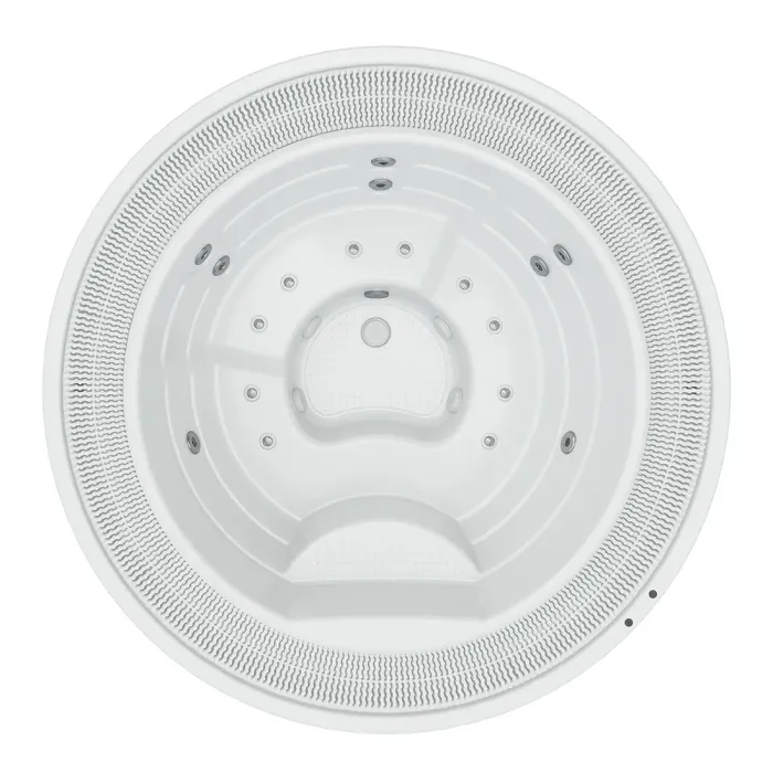 Capri Spa, jacuzzi à débordement pouvant accueillir jusqu'à 5 personnes - Aquavia Spa