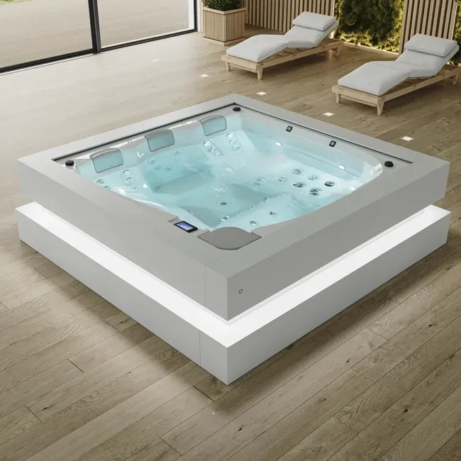 Spa Serenity , jacuzzi interior e exterior de 5 lugares - Aquavia Spa