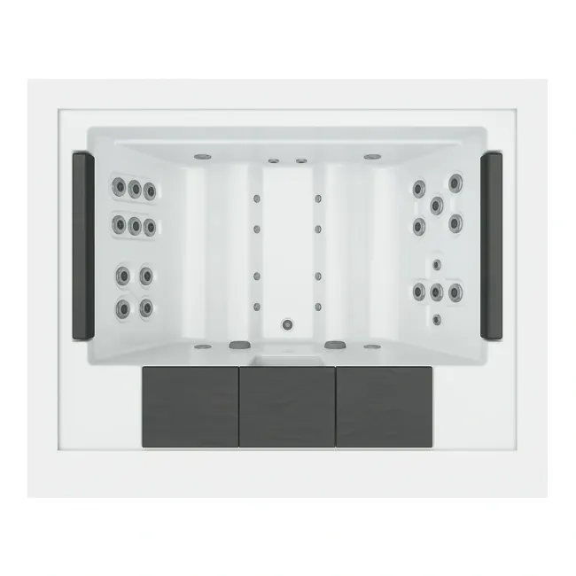 Home lázně, vířivka pro 4 osoby a minimalistický design - Aquavia Spa 2