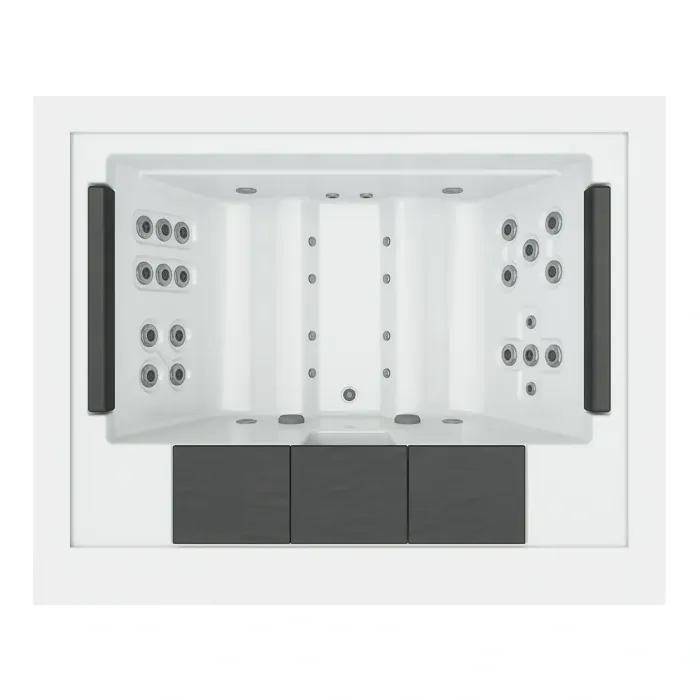 Home spa, jacuzzi za 4 osobe i minimalistički dizajn - Aquavia Spa