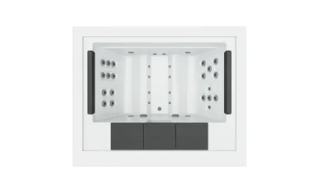 Home lázně, vířivka pro 4 osoby a minimalistický design - Aquavia Spa