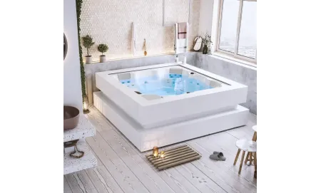 Spa Cube Ergo, jacuzzi intérieur et extérieur 5 places - Aquavia Spa