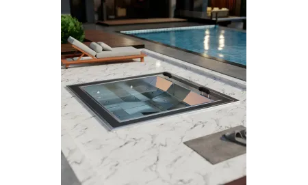 Elegant jacuzzi od nehrđajućeg čelika za 4 osobe - Aquavia Spa