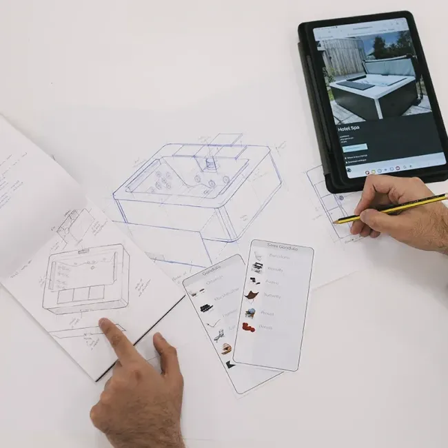 Räätälöidyt kylpylät sopimusprojekteihin | Suunnittelu ja personointi