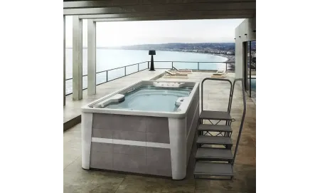 Dodatek za Aquavia SPA-je | Lestev za dostop do Swimspa-ja