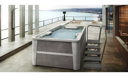 Accessoire voor Aquavia SPAS | Toegangsladder voor zwemspa