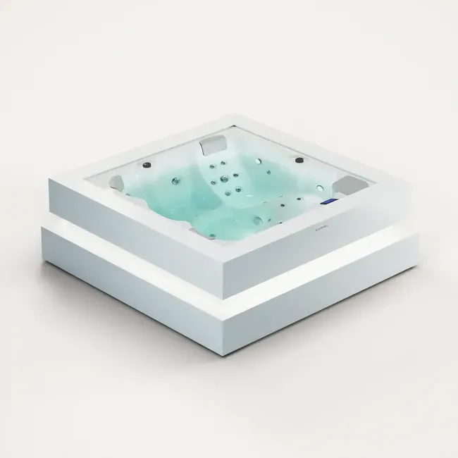 Cube Ergo Spa, 5-seater indoor and outdoor jacuzzi - Aquavia Spa