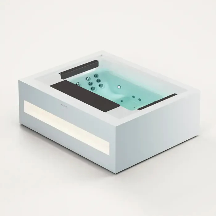 Home lázně, vířivka pro 4 osoby a minimalistický design - Aquavia Spa