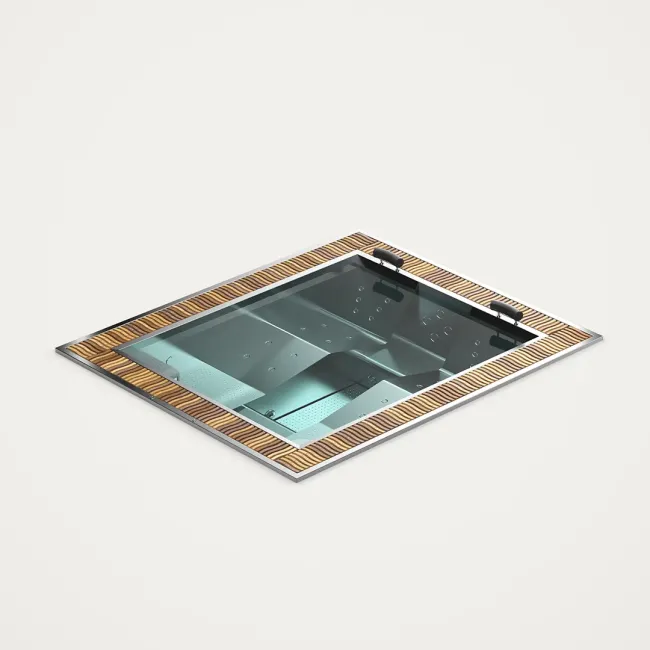 Lineon Spa, jacuzzi ze stali nierdzewnej dla 4 osób - Aquavia Spa