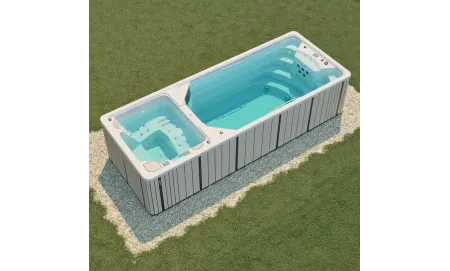 Swimspa Duo, hidromasaje y zona de natación - Aquavia Spa