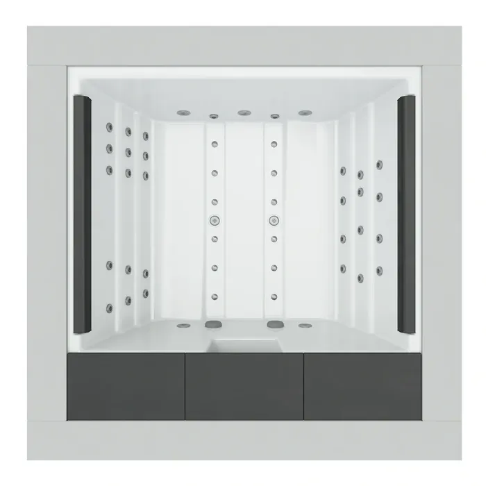Spa Cube , 4-местная крытая и открытая джакузи - Aquavia Spa