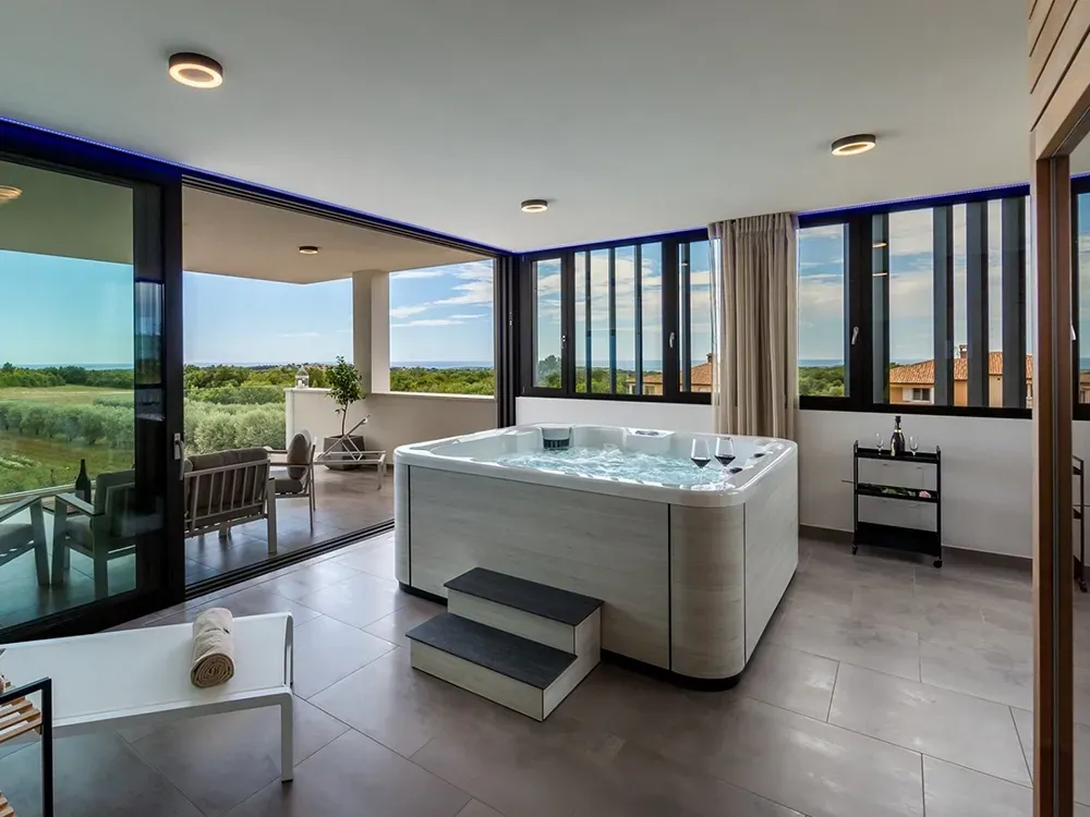 Picture Idea: Indoor Hot Tubs Luxury And Relaxation In Your Own Home