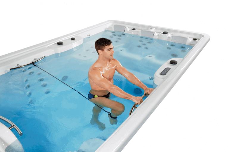 Goma elástica piscina contracorriente swimspa