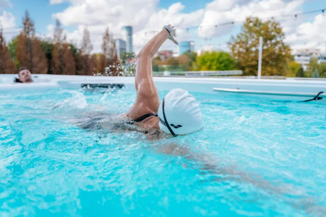 Pływanie w swim spa Aquavia – basen z przeciwprądem