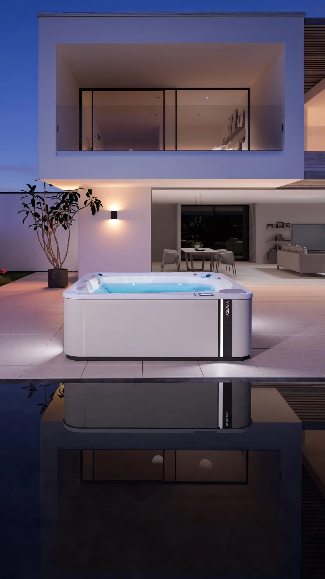 Touch5 Spa, 5-seater outdoor jacuzzi - Aquavia Spa