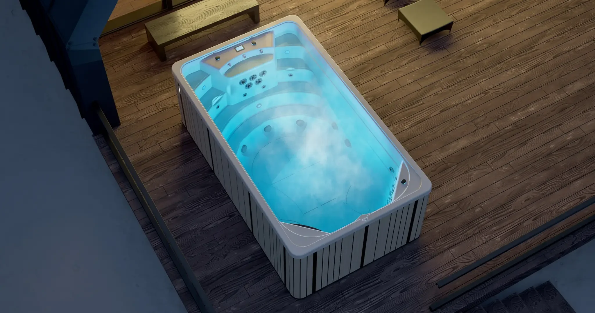 Swimspa Compact Pool ideal for the home - Aquavia Spa