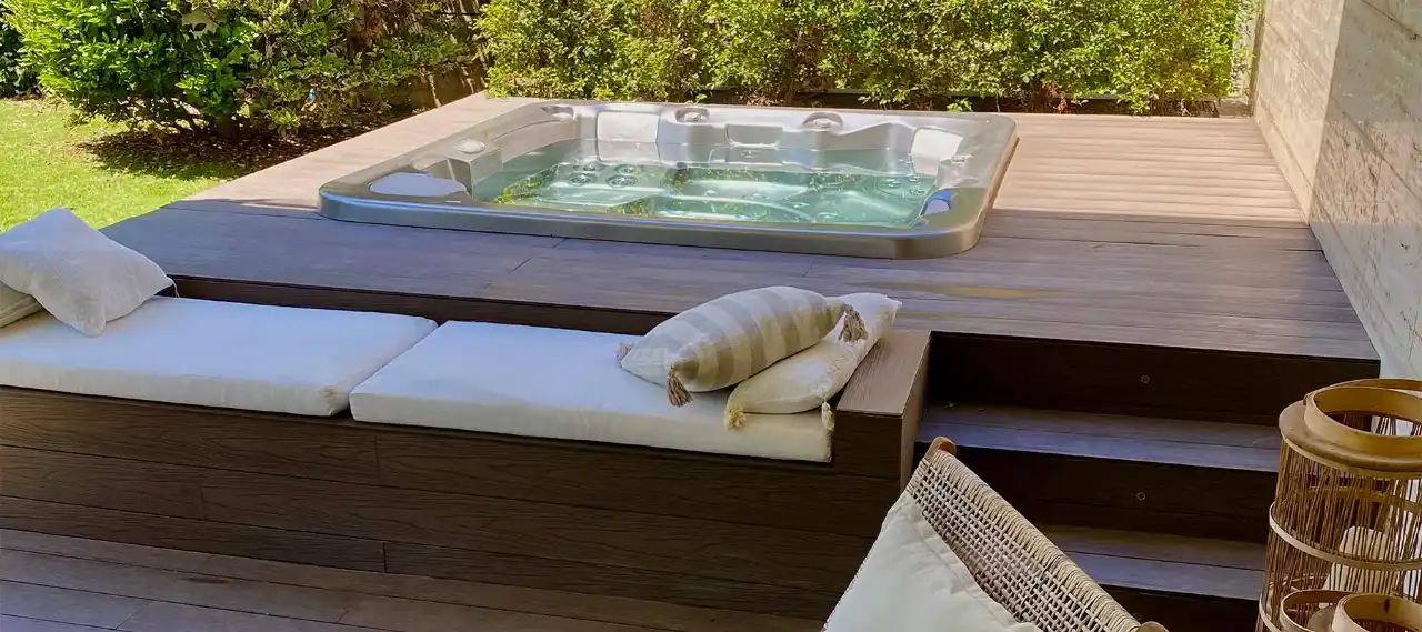 Spa Feel uklopljen u porodičnu terasu