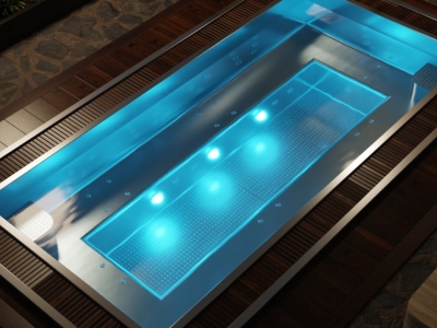 Nieuw assortiment jacuzzi's van roestvrij staal