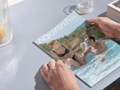 Nouveau catalogue Aquavia Spa : une nouvelle façon de communiquer la marque 