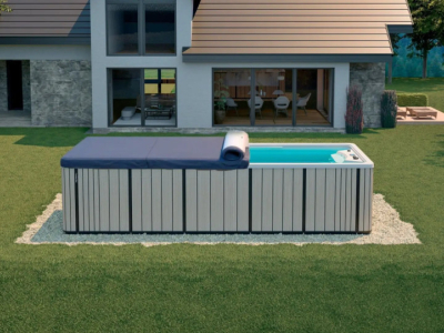 Nový rolovací textilní potah pro Swimspas