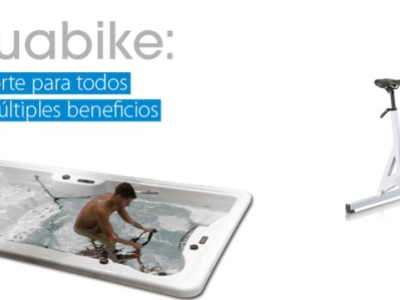 Bicicleta acuática para swimspas